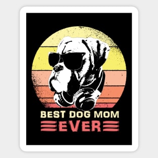 Best Boxer Dog Dad Ever White Magnet